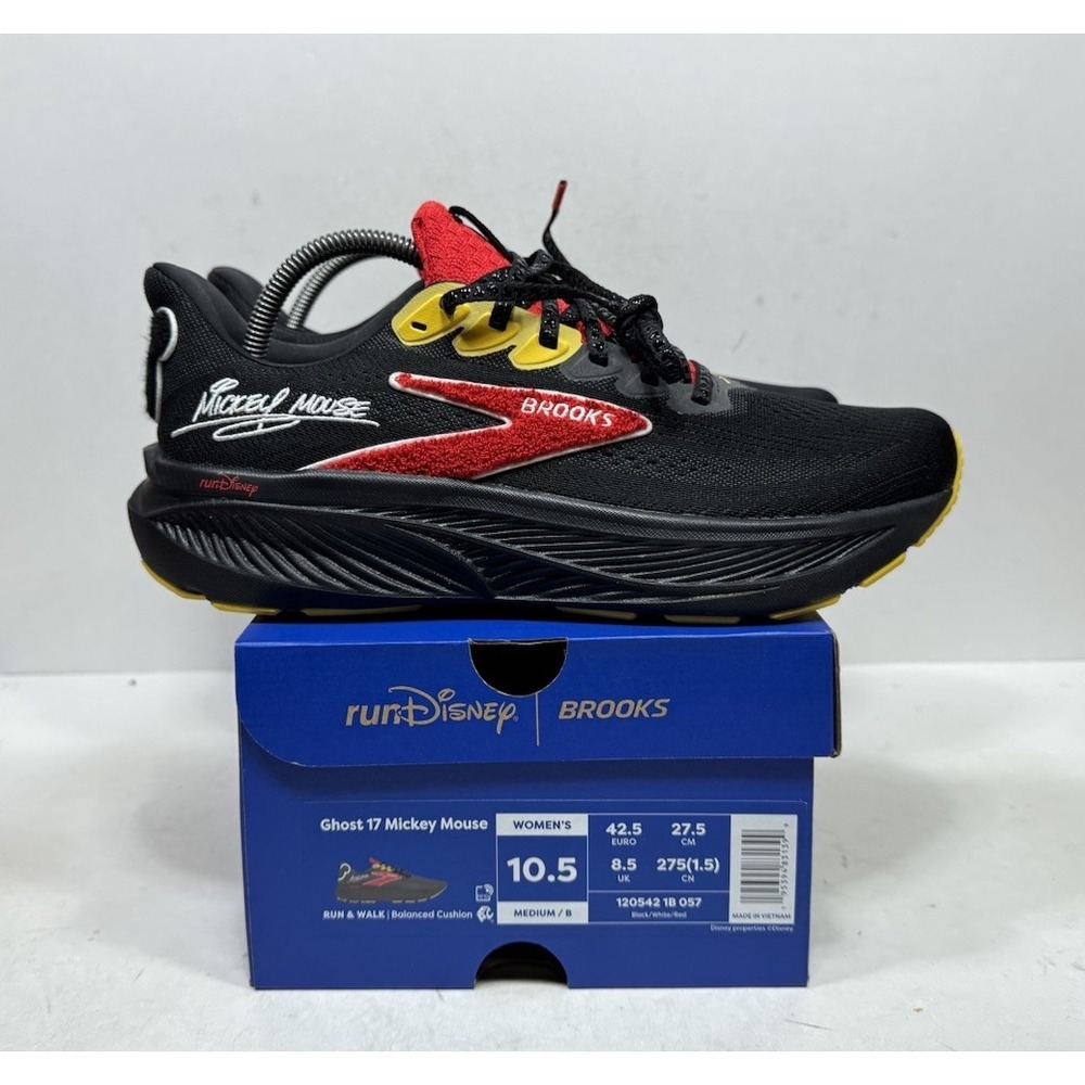 Brooks Ghost 17 Mickey Mouse 2026 Run Disney Marathon Women's Size 10.5 Shoes